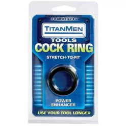 Doc Johnson Titanmen Tools Cock Ring Stretch To Fit -Dildos Shop 3503 01 CD F