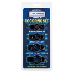 Doc Johnson TitanMen Tools Cock Ring Set 9 Doc Johnson TitanMen Tools Cock Ring Set -Dildos Shop 3505 7