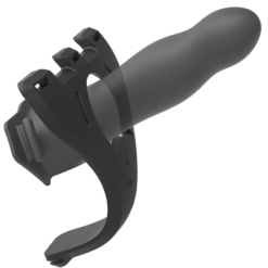 Doc Johnson Rechargeable 4 Piece Vibrating Silicone Hollow Strap On Kit -Dildos Shop DJ 0801 05 3 5