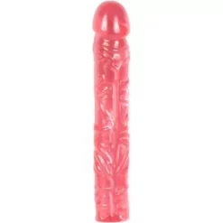 Doc Johnson Classic 10 Inch Pink Jelly Dong