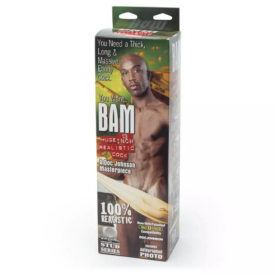 Doc Johnson Bam Huge Realistic Cock 13 Inch 5 Doc Johnson Bam Huge Realistic Cock 13 Inch - Image 4