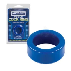 Doc Johnson Titanmen Tools Cock Ring Stretch To Fit -Dildos Shop dj3503 02