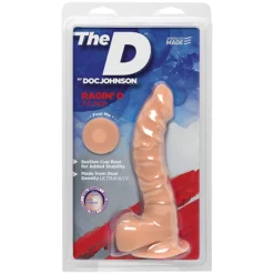 Doc Johnson The D Raging D Dual Density Ultraskin Realistic Dong 10 Doc Johnson The D Raging D Dual Density Ultraskin Realistic Dong -Dildos Shop dualdensitypackagenew