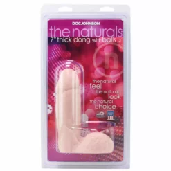 Doc Johnson The Naturals Thick 7 Inch Cock With Balls -Dildos Shop media 36be72a5 23f7 4b79 b85a 6d88082d540b