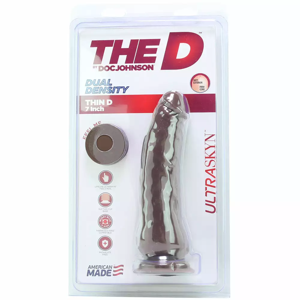 Doc Johnson The Thin D 7 Inch ULTRASKYN Dildo 8 Doc Johnson The Thin D 7 Inch ULTRASKYN Dildo - Image 6