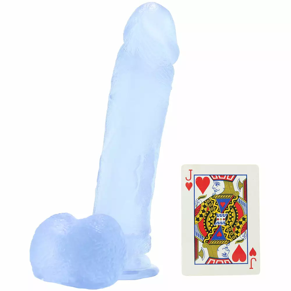 Doc Johnson Crystal Jellies 8 Inch Realistic Ballsy Cock 6 Doc Johnson Crystal Jellies 8 Inch Realistic Ballsy Cock - Image 4