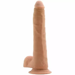 Doc Johnson Realistic D Slim 9 Inch ULTRASKYN Ballsy Dildo