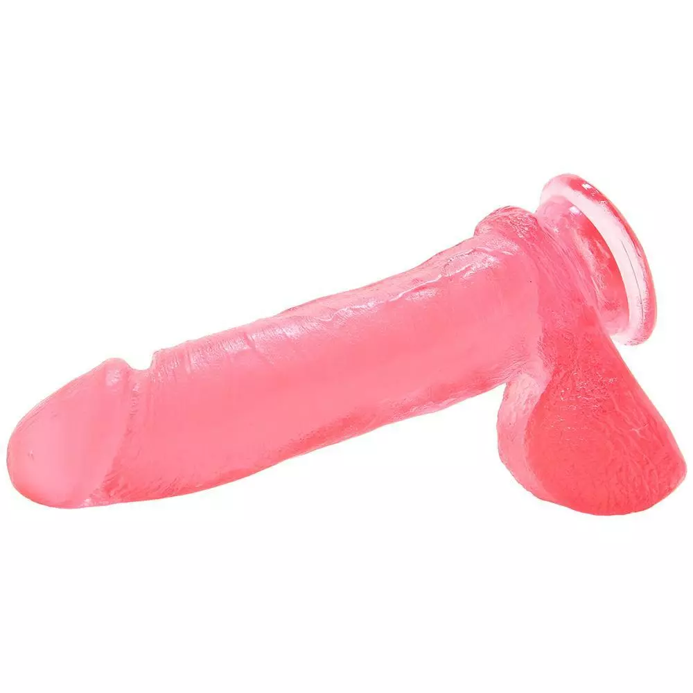 Doc Johnson Crystal Jellies Realistic Ballsy Cock - Suction Cup Dildo! 5 Doc Johnson Crystal Jellies Realistic Ballsy Cock - Suction Cup Dildo! - Image 3