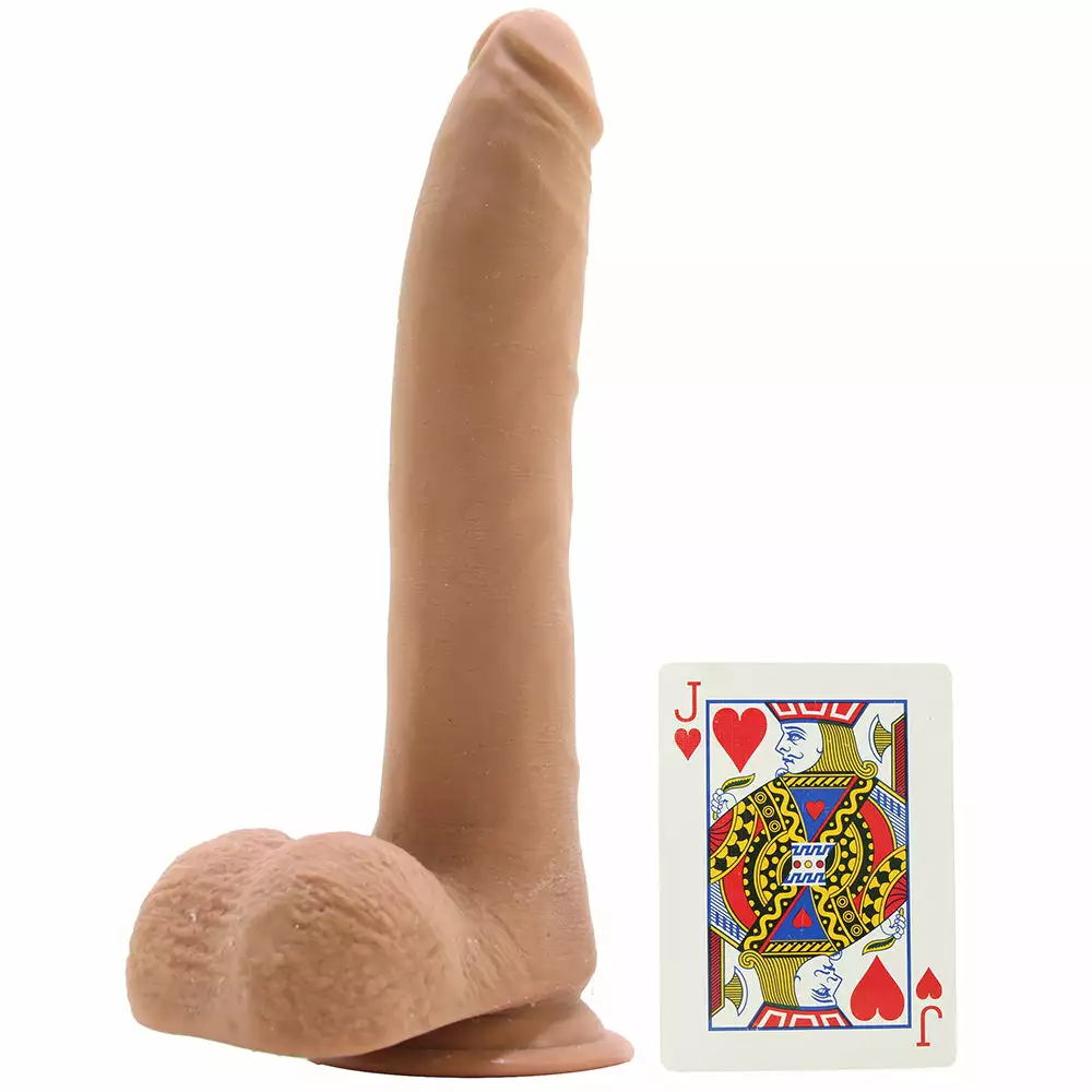 Doc Johnson Realistic D Slim 9 Inch ULTRASKYN Ballsy Dildo 6 Doc Johnson Realistic D Slim 9 Inch ULTRASKYN Ballsy Dildo - Image 4