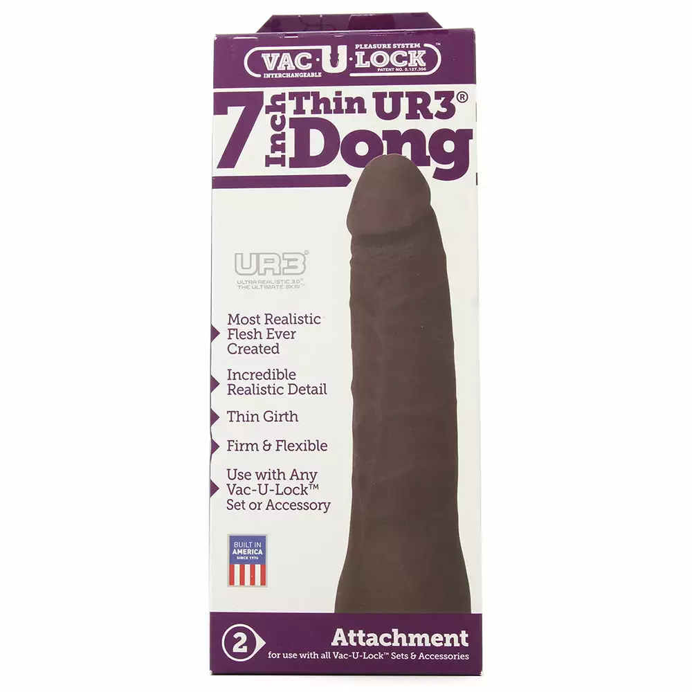 Doc Johnson 7 Inch Thin UR3 Vac-U-Lock Dildo 8 Doc Johnson 7 Inch Thin UR3 Vac-U-Lock Dildo - Image 6
