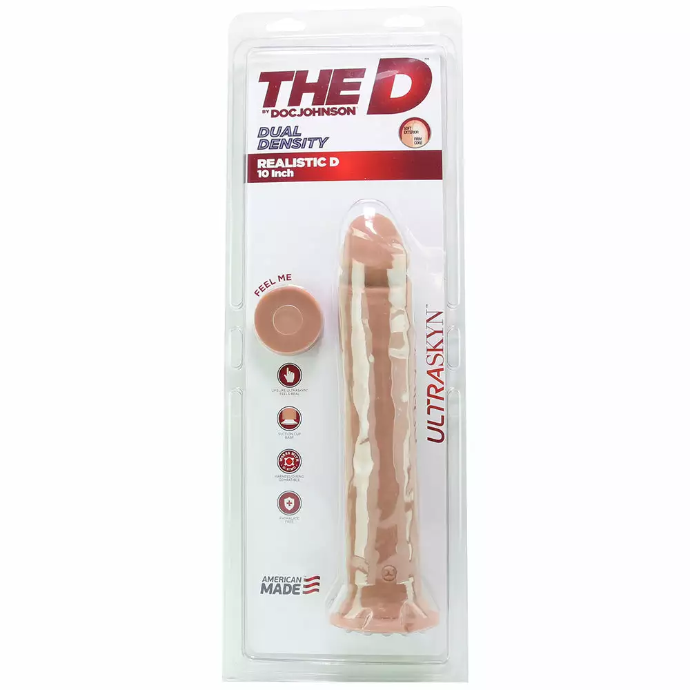 Doc Johnson The Realistic D 10 Inch ULTRASKYN Dildo 8 Doc Johnson The Realistic D 10 Inch ULTRASKYN Dildo - Image 6