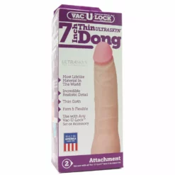 Doc Johnson 7 Inch Thin ULTRASKYN Vac-U-Lock Dildo -Dildos Shop media d9d8857b 3018 454d abc0 eff50100ebc9