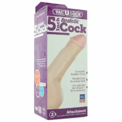 Doc Johnson 5 Inch Realistic Vac-U-Lock Cock -Dildos Shop media fafc5012 0485 4a23 bd46 99c6b717419c