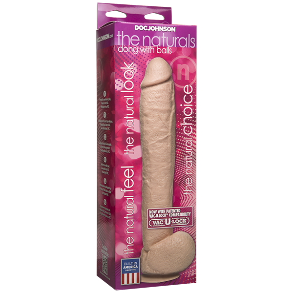 Doc Johnson 12 Inch Natural Dong With Balls 4 Doc Johnson 12 Inch Natural Dong With Balls - Image 2