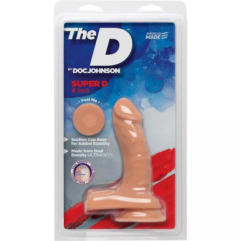 Doc Johnson 6 Inch Super D Dual Density Ultraskin Realistic Dong 6 Doc Johnson 6 Inch Super D Dual Density Ultraskin Realistic Dong - Image 4